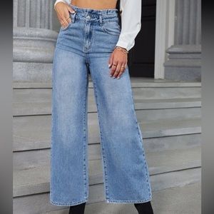 Wide leg jeans